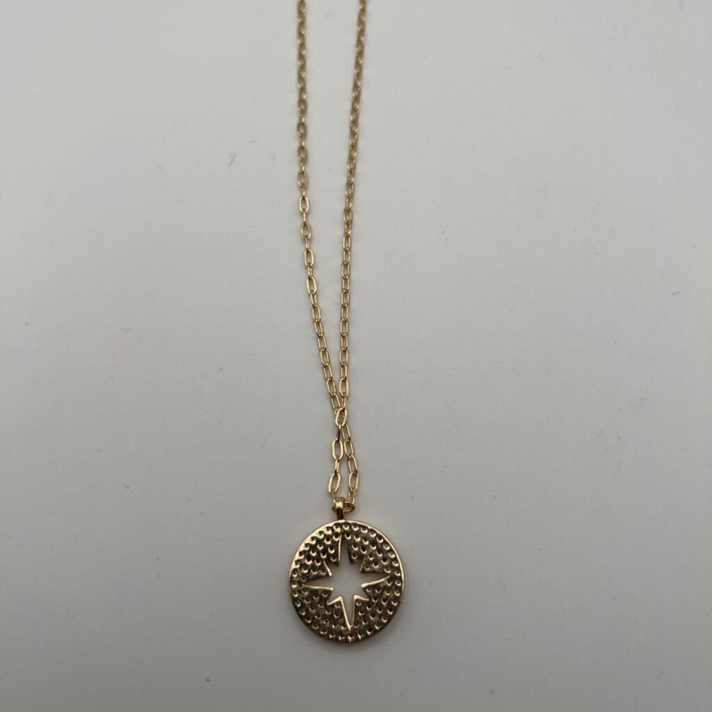 Park Lane Gold/ Multi Sparkle Stone Pendant Necklace