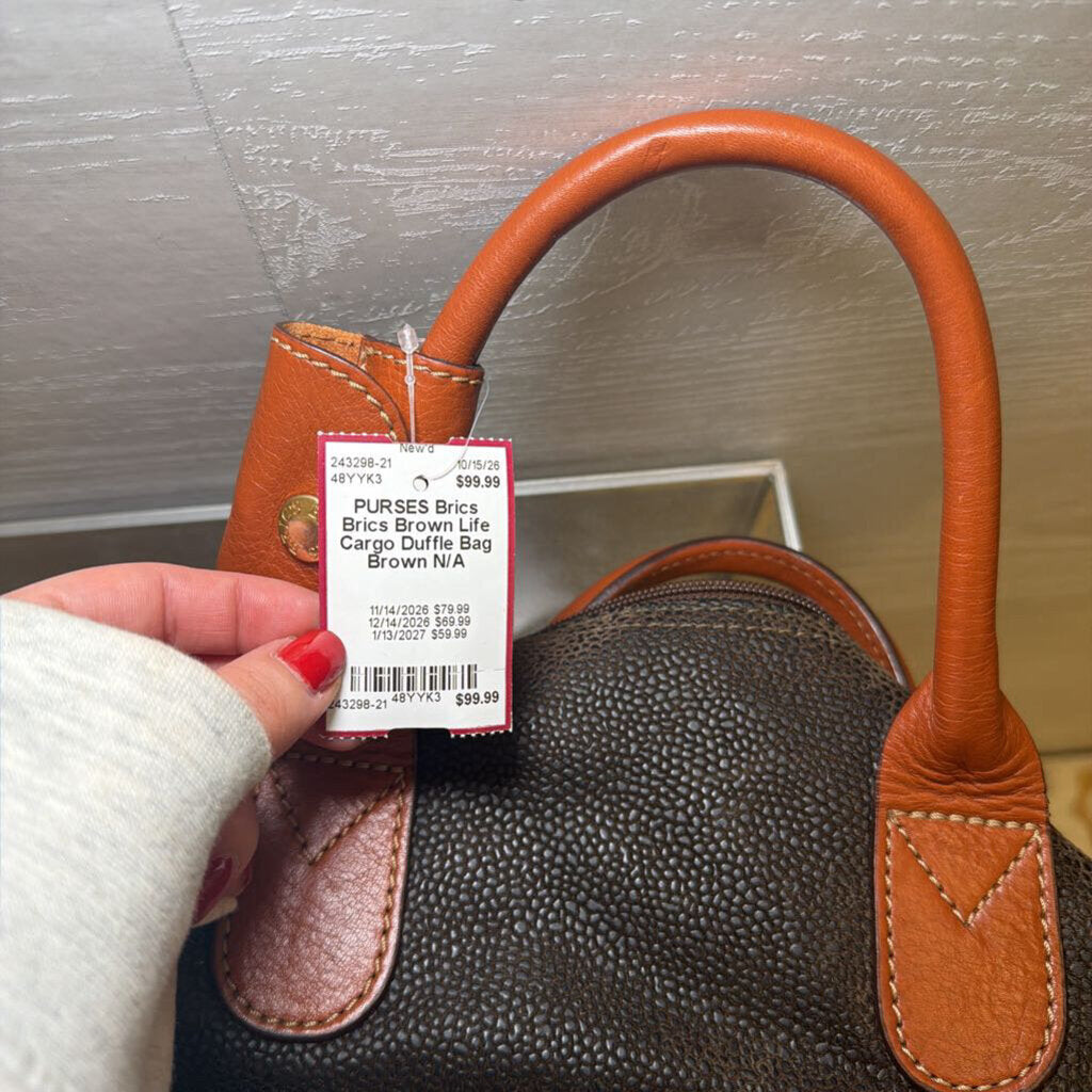 Brics Brown Life Cargo Duffle Bag