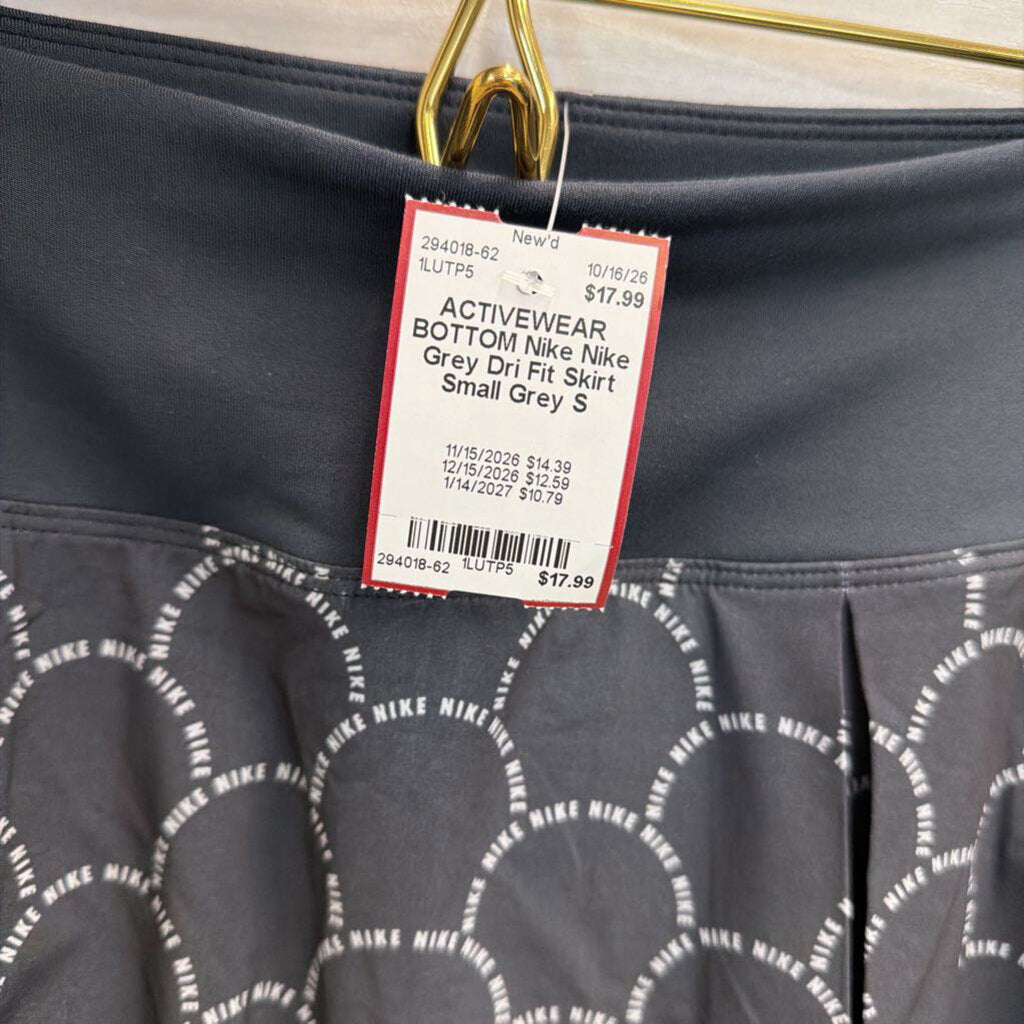 Nike Grey Dri Fit Skirt Small