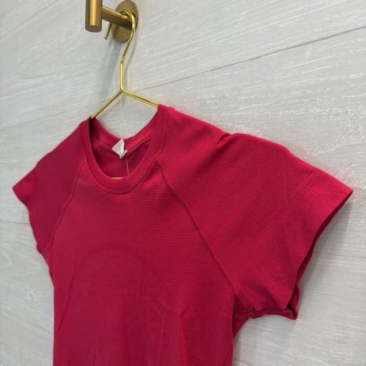 Lululemon Hot Pink Cropped Short Sleeve 4