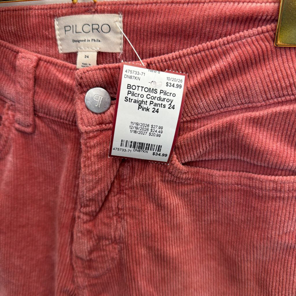 Pilcro Corduroy Straight Pants 24