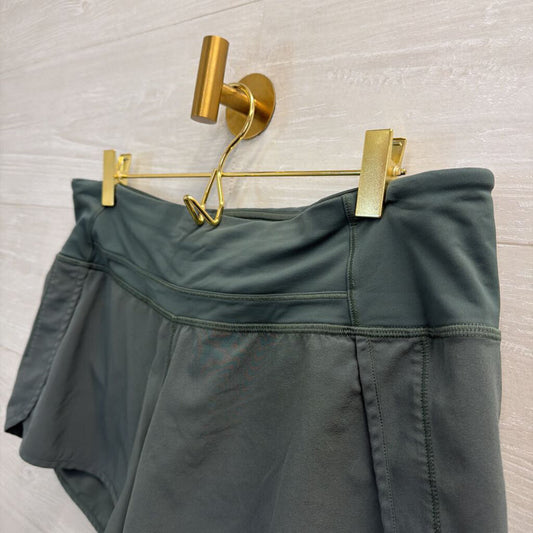 Lululemon Green Athletic Shorts 8