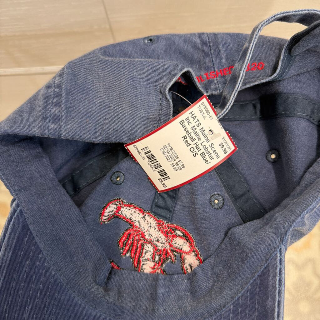 Maine Lobster Baseball Hat