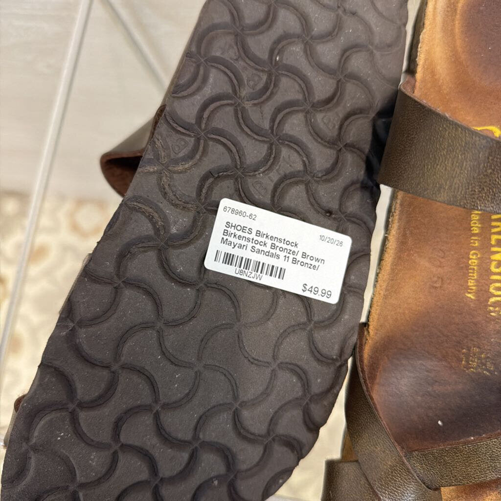 Birkenstock Bronze/ Brown Mayari Sandals 11