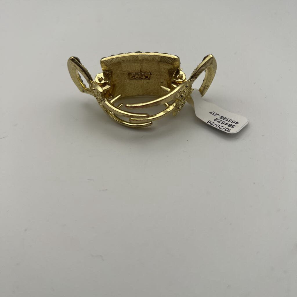Gold Candy Rhinestone Claw Clip