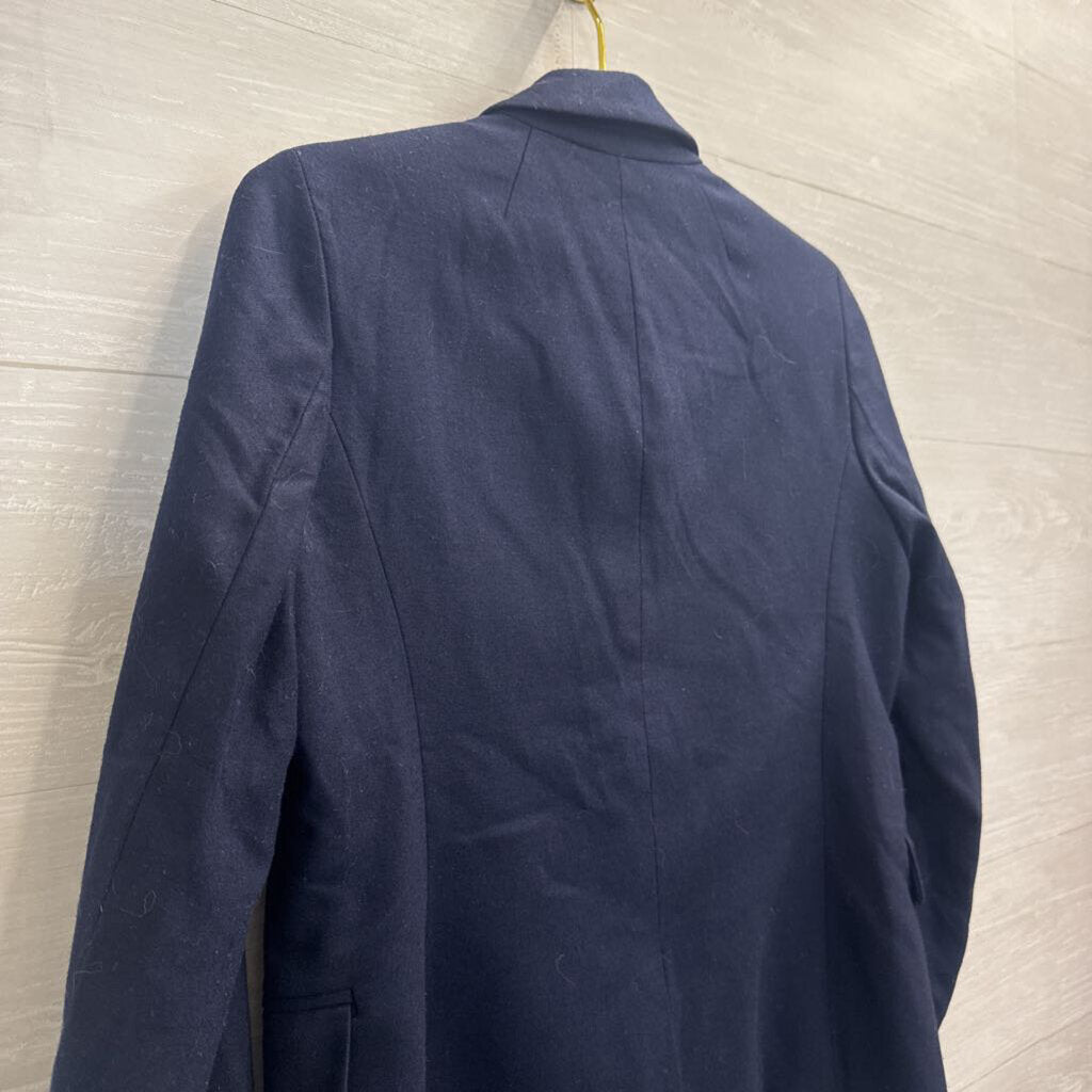 J Crew Navy/ Gold Button Blazer Jacket 4