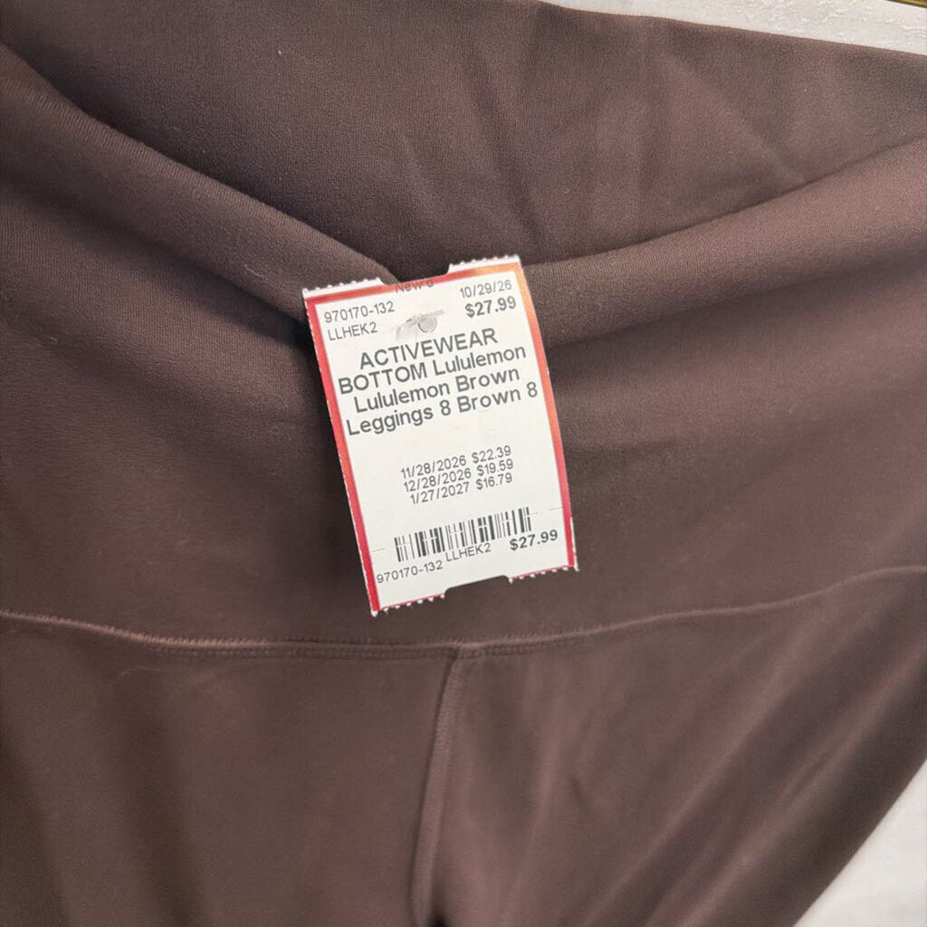 Lululemon Brown Leggings 8