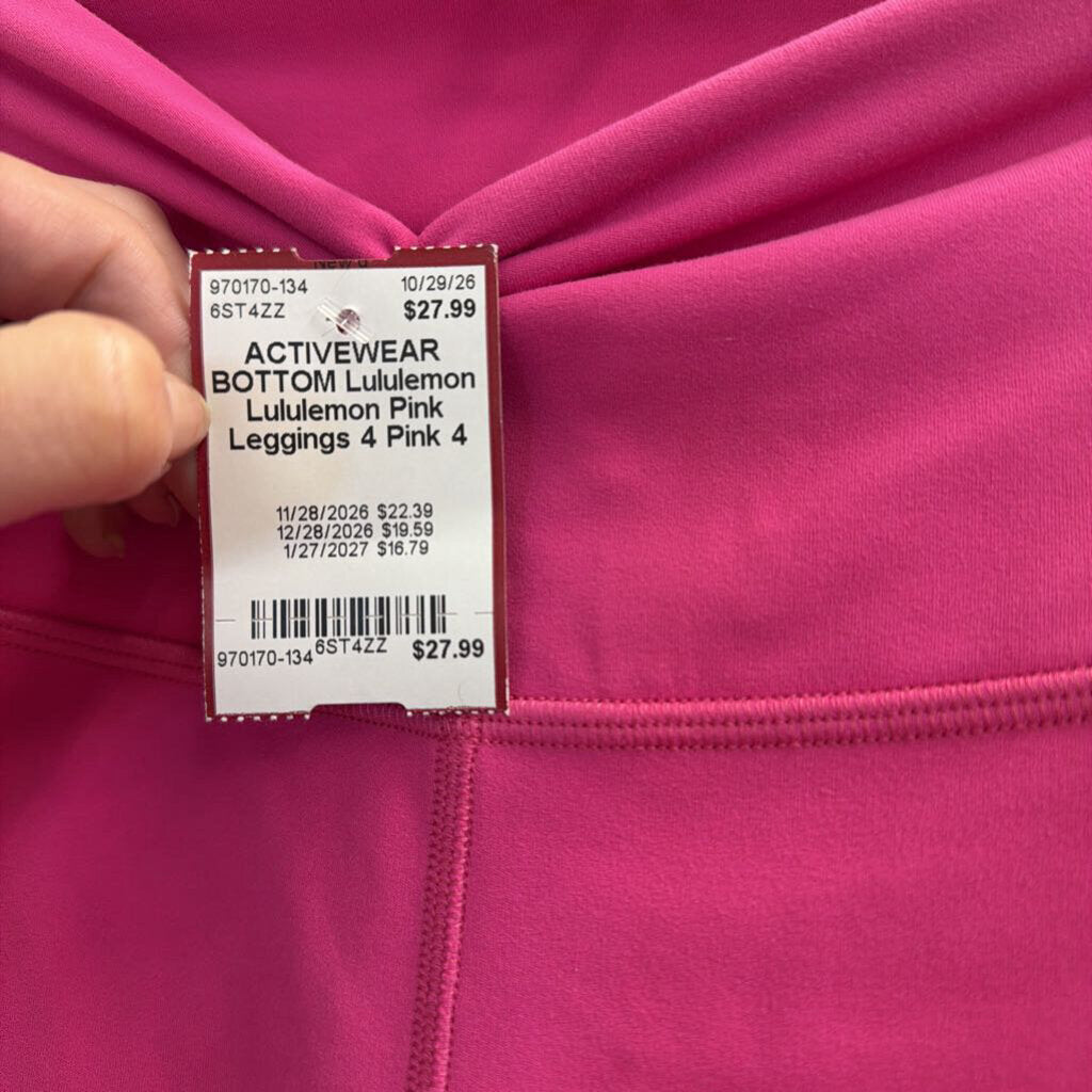 Lululemon Pink Leggings 4