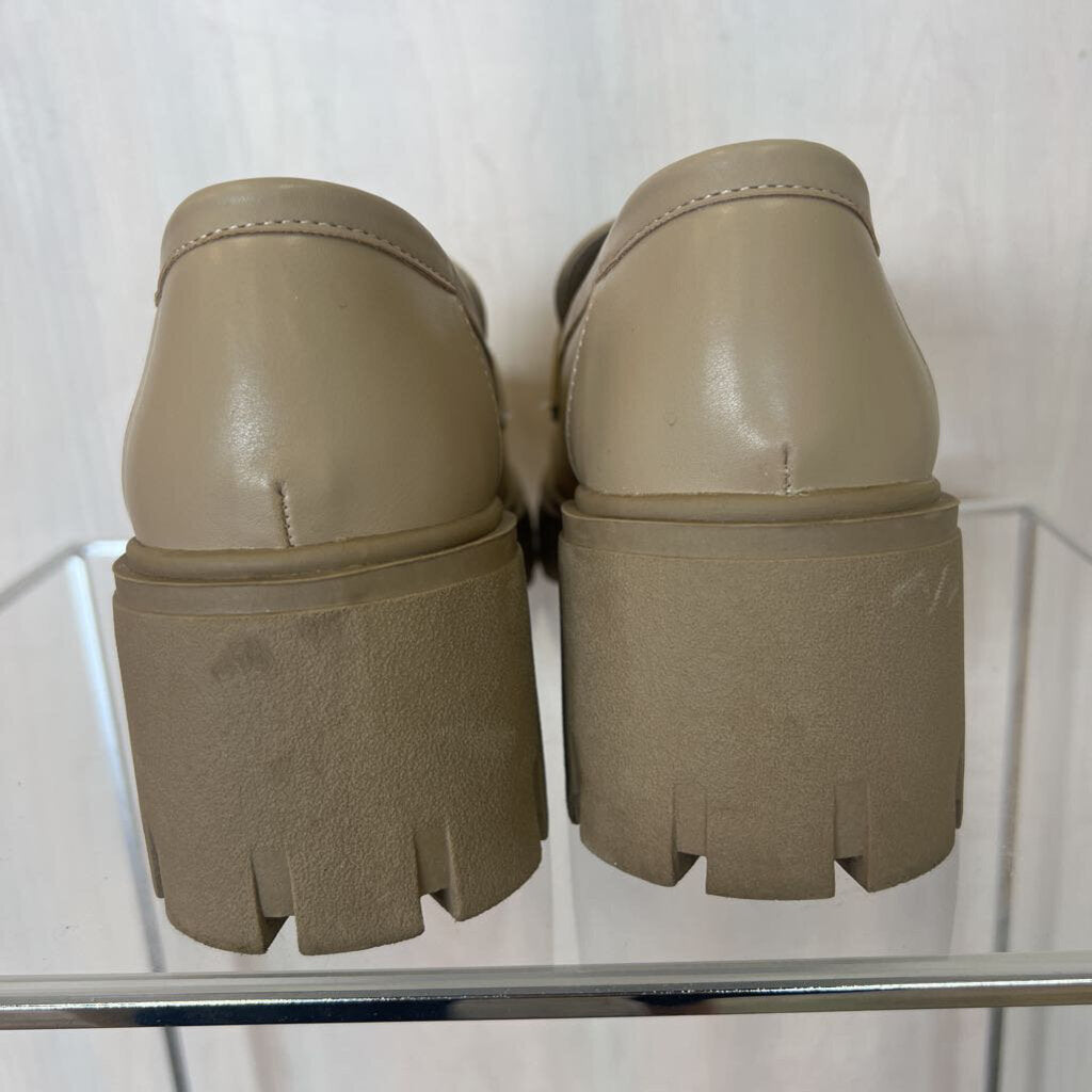 Beige Cushionaire Platform Loafers 8.5M