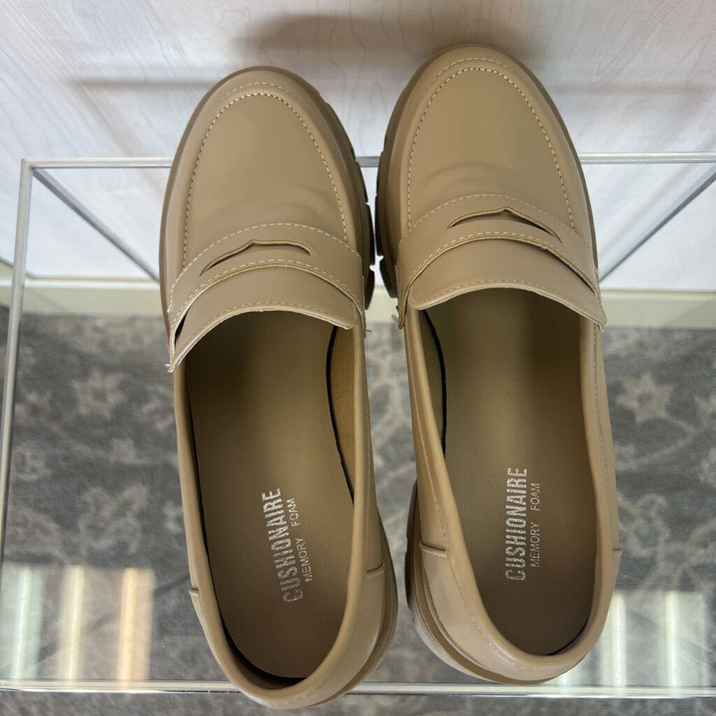Beige Cushionaire Platform Loafers 8.5M
