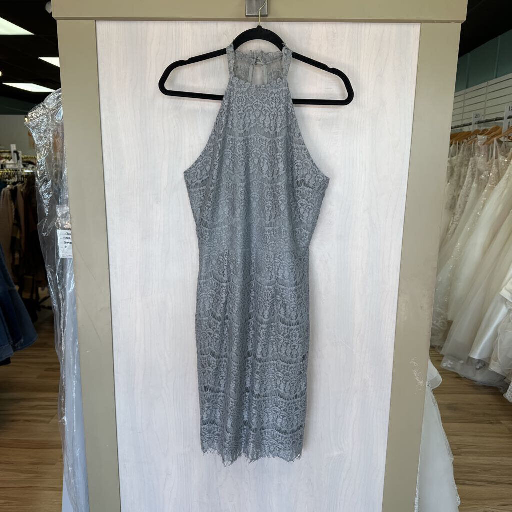 High Neck Lace Dress Medium
