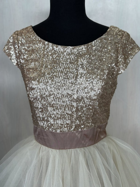 Sequin Top Homecoming Dress 7