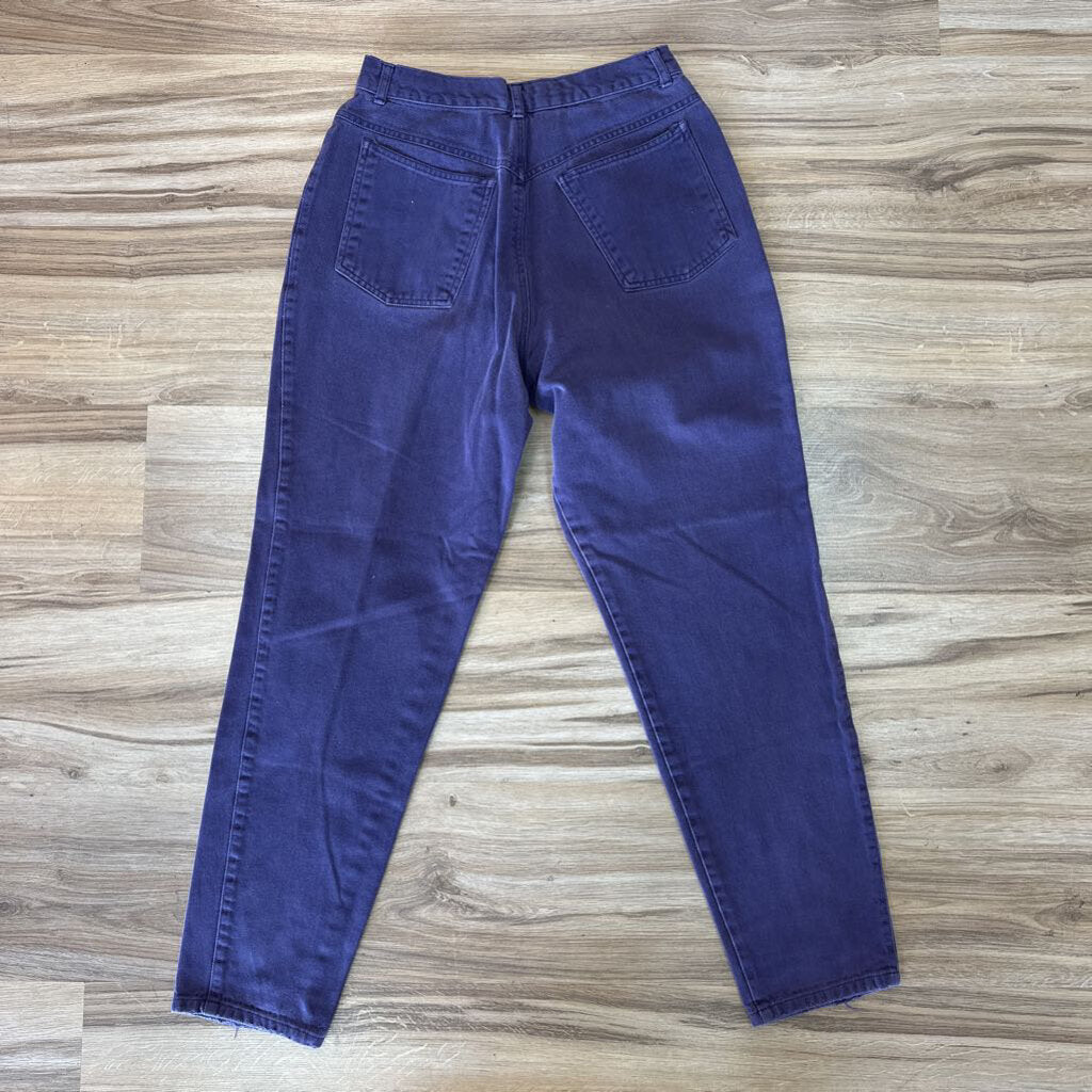 Vintage Purple Denim Mom Jeans 12