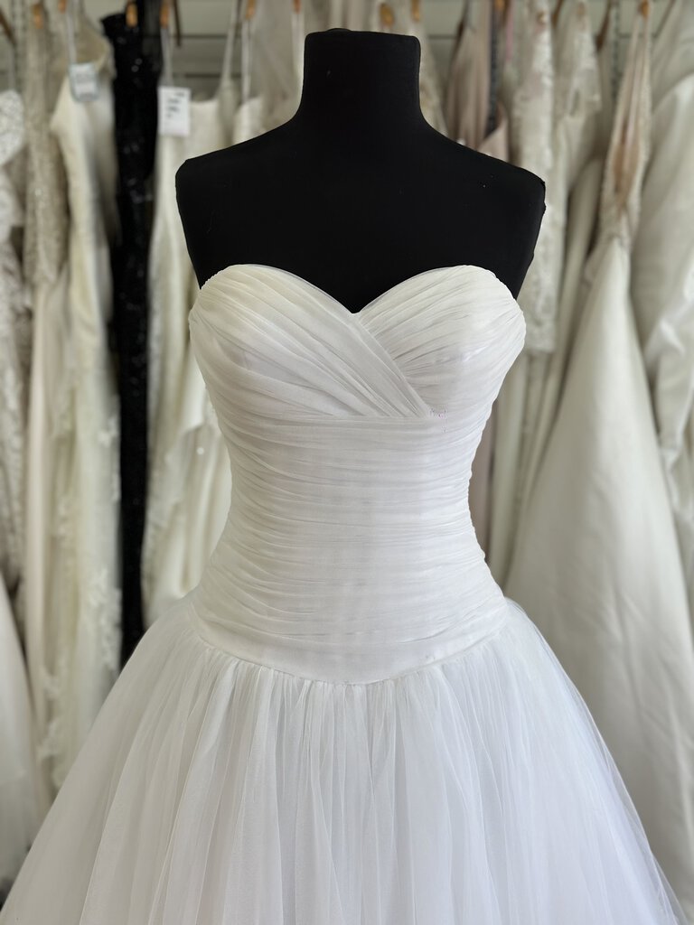 Mori Lee Strapless Tulle Ballgown 6