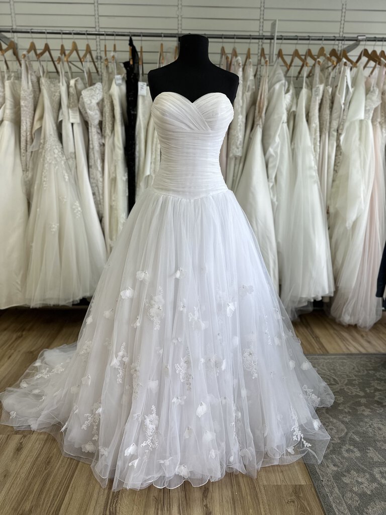 Mori Lee Strapless Tulle Ballgown 6