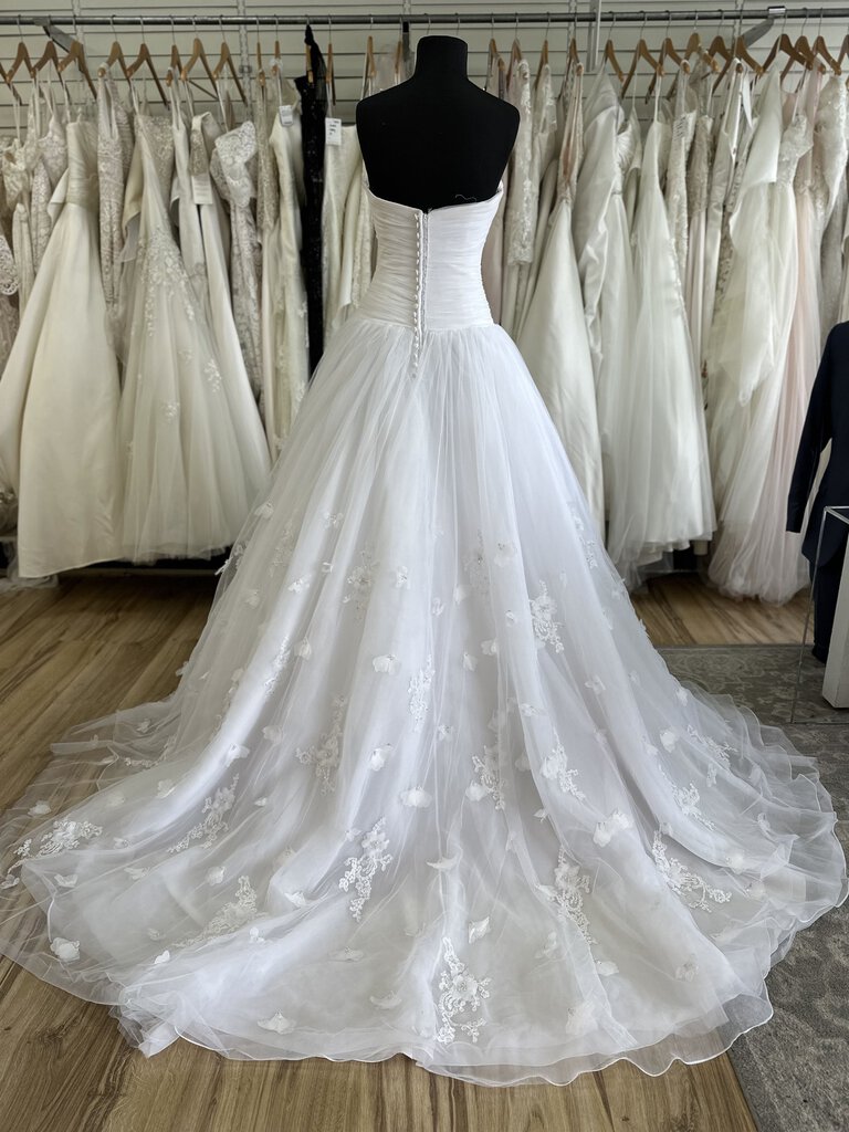 Mori Lee Strapless Tulle Ballgown 6