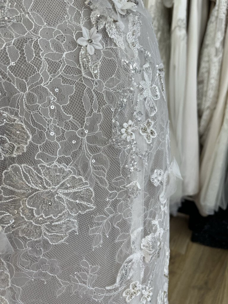 Galina Signature Corset Top 3D Lace Bridal Gown 24W