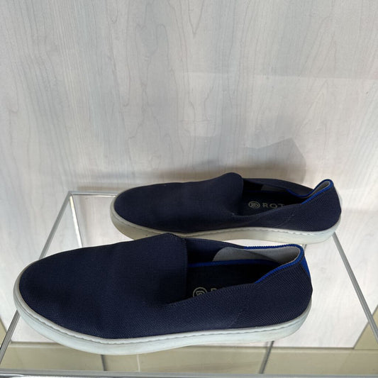 Rothy's Navy Blue Round Town Slip On 10.0