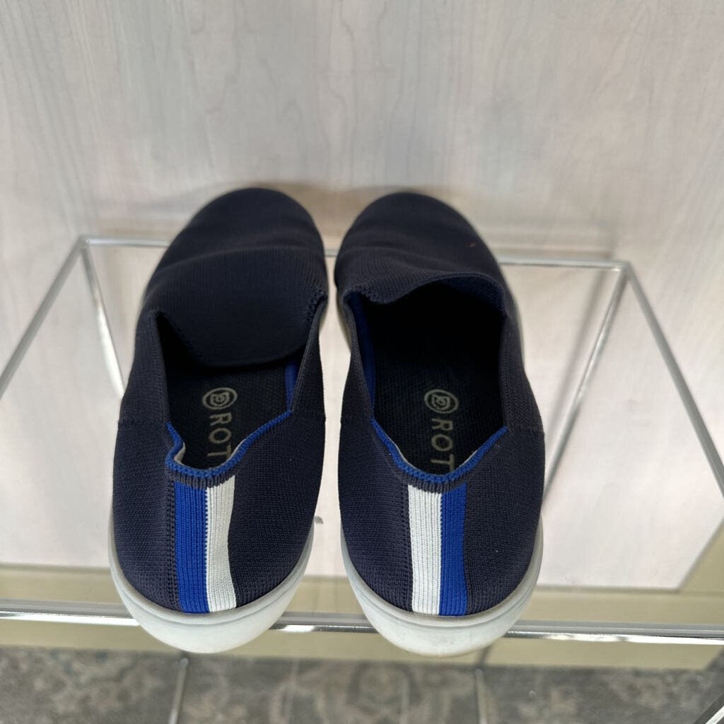 Rothy's Navy Blue Round Town Slip On 10.0