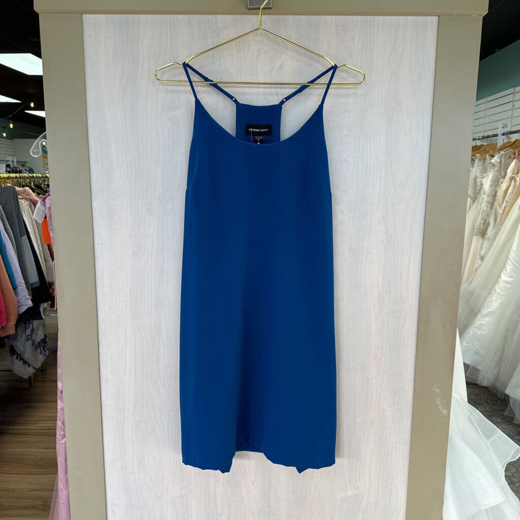 Royal Blue Short Racerback Dress Small