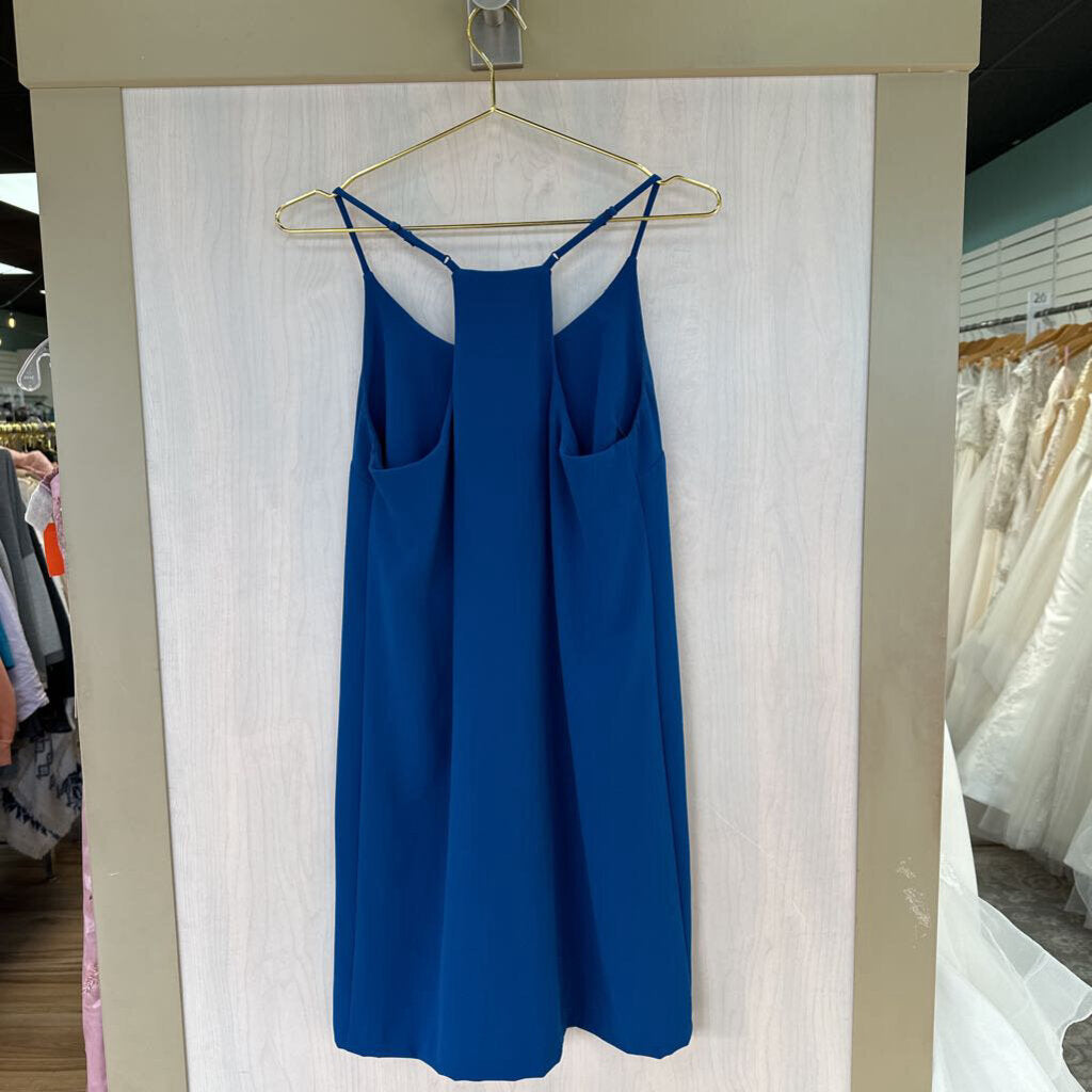 Royal Blue Short Racerback Dress Small