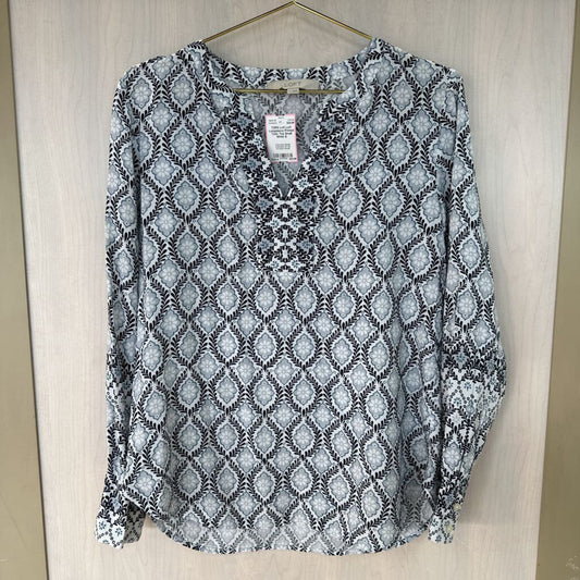 Loft Longsleeve Printed Tunic Top Small