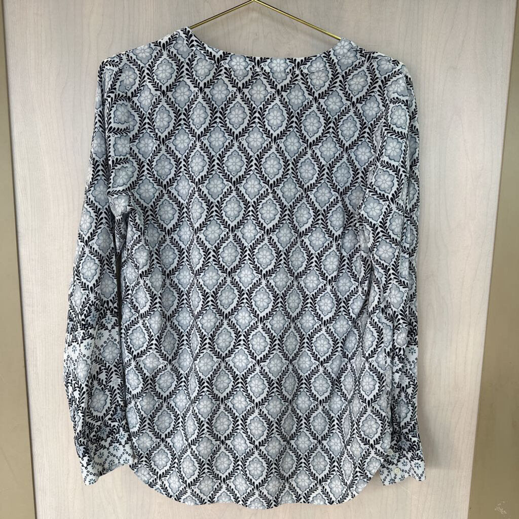 Loft Longsleeve Printed Tunic Top Small