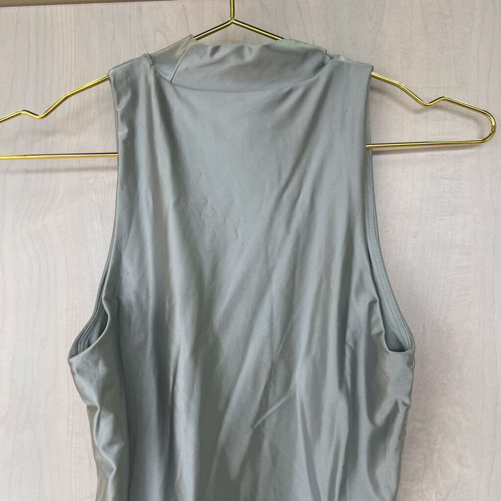 NWT House of Harlow 1960 High Neck Metallic Bodysuit Extra Small