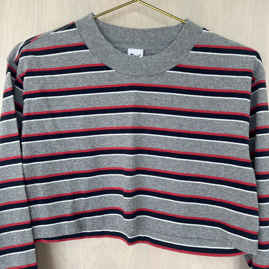 Aritzia Striped Crop Top Small