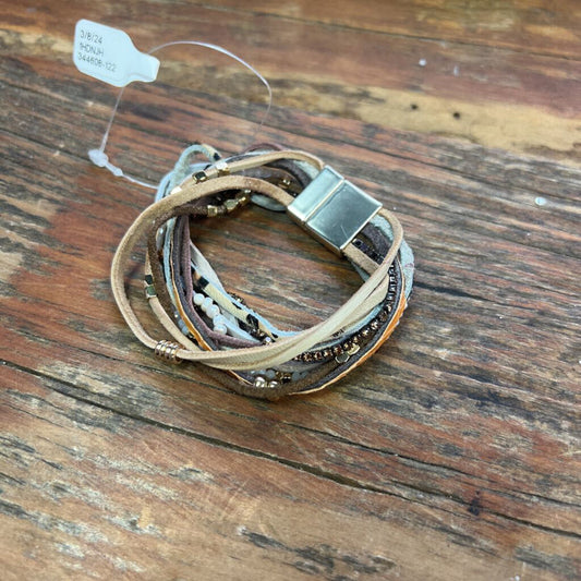 Multi Strand Leather Bracelet