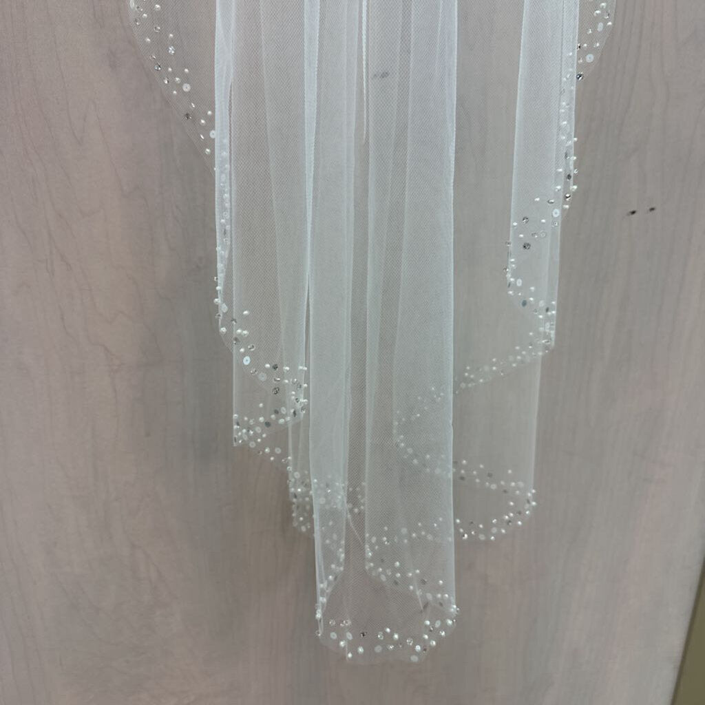 Symphony Beaded Edge Veil 7314VL