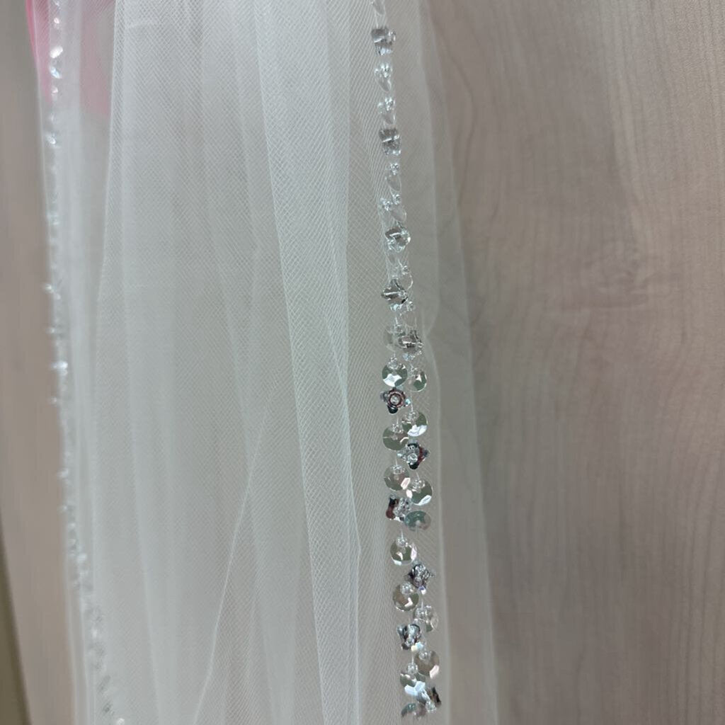 Symphony Beaded Edge Veil 7661VL