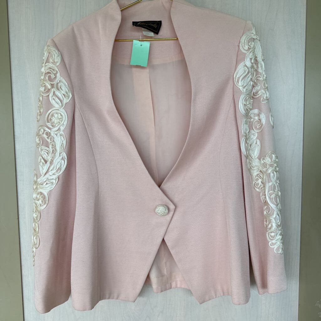 Vintage Eletra Casadei Lace Sleeve Blazer 14