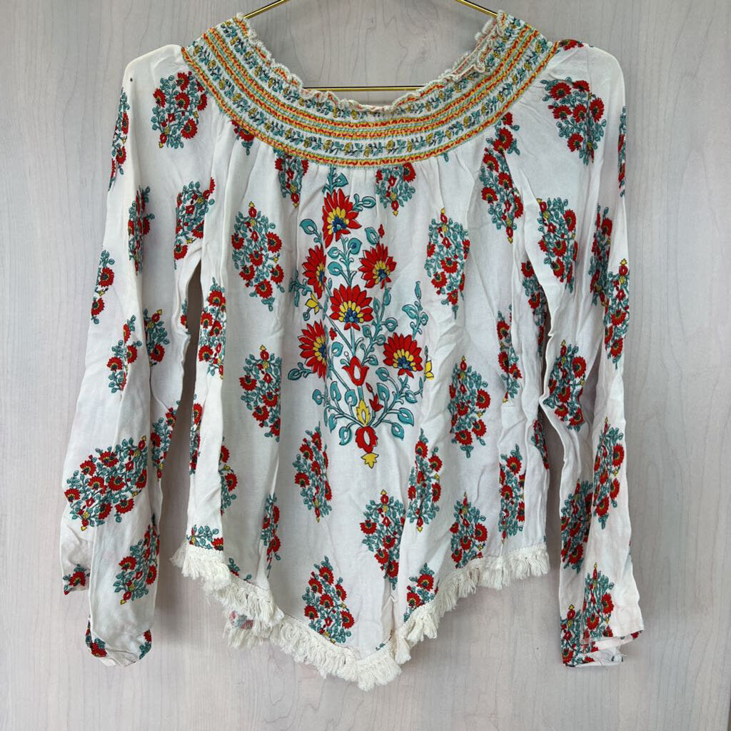 Altar'd State Off The Shoulder Floral Top Small