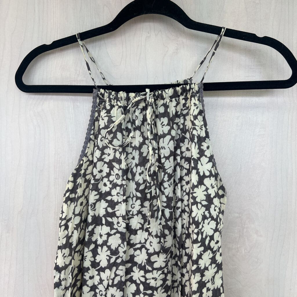 Velvet by Graham & Spencer Floral Halter Top Small