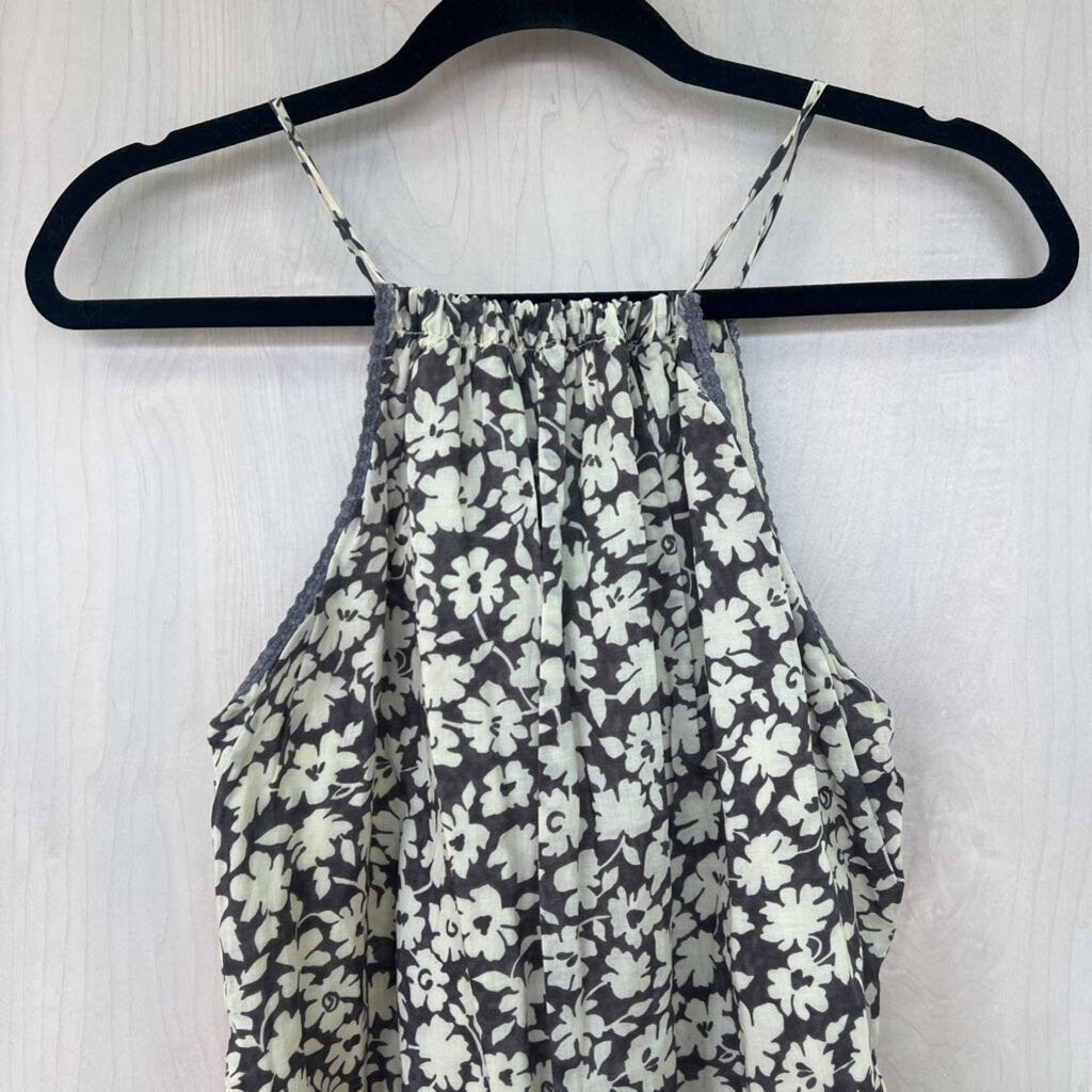 Velvet by Graham & Spencer Floral Halter Top Small