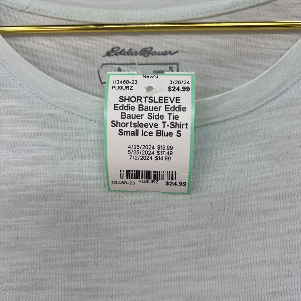 Eddie Bauer Side Tie Shortsleeve T-Shirt Small