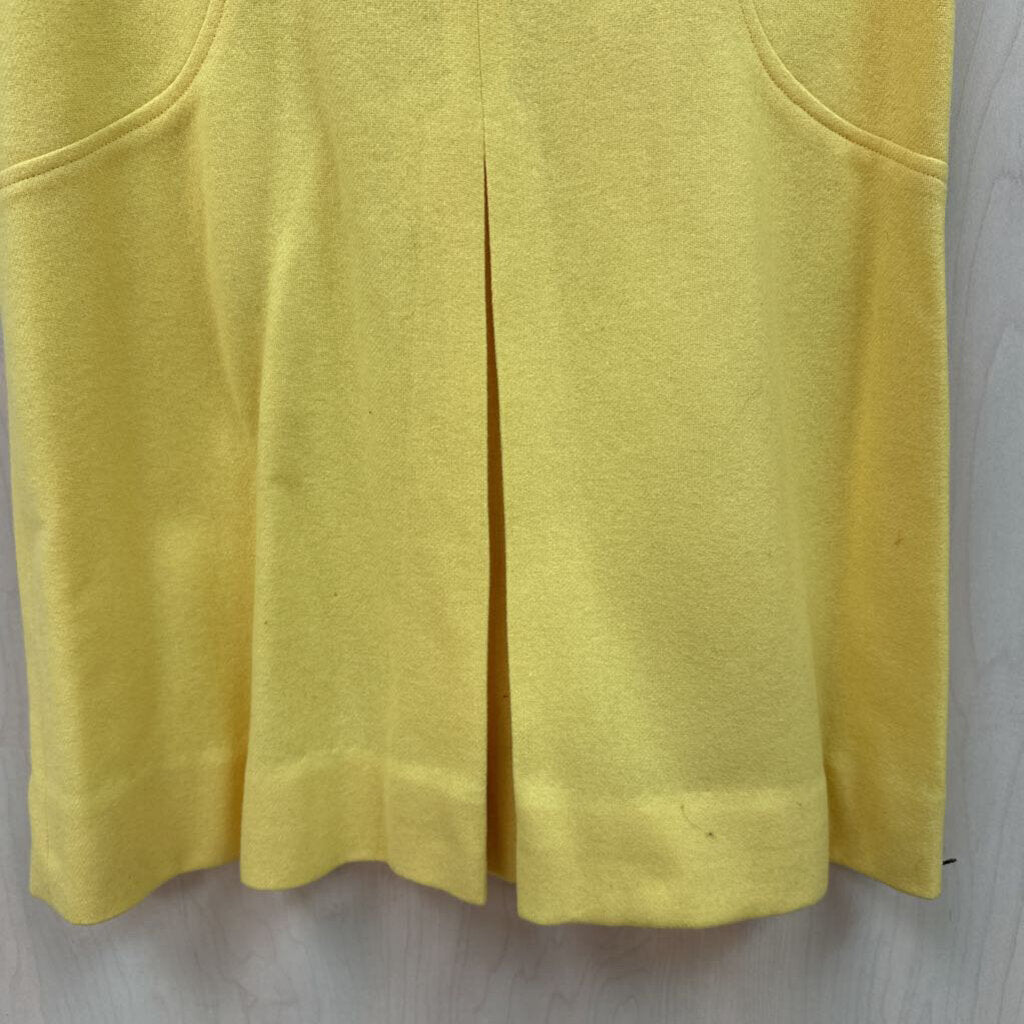 Vintage Yellow Shift Dress Small