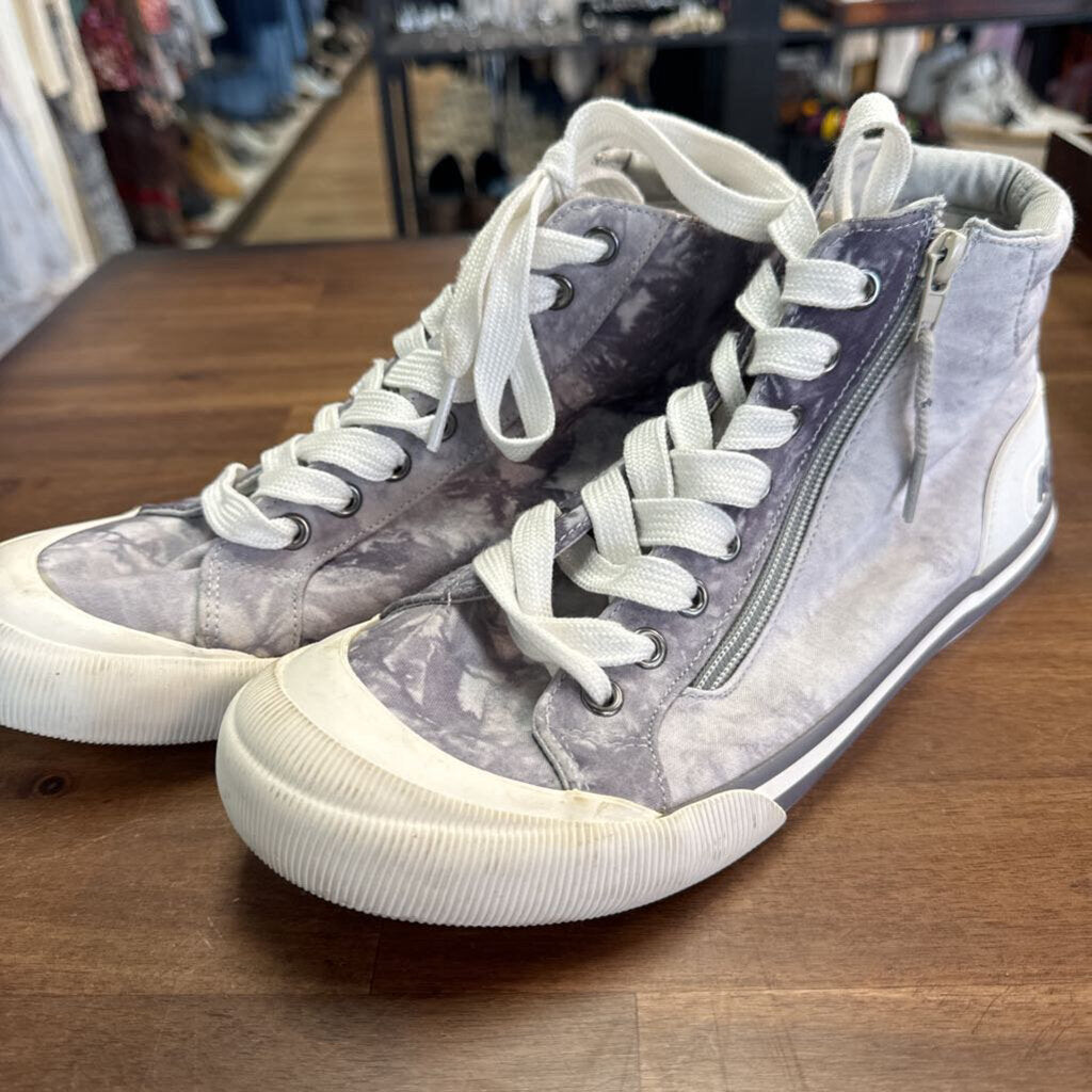 Rocket Dog Grey Tie Dye High Tops 8.0