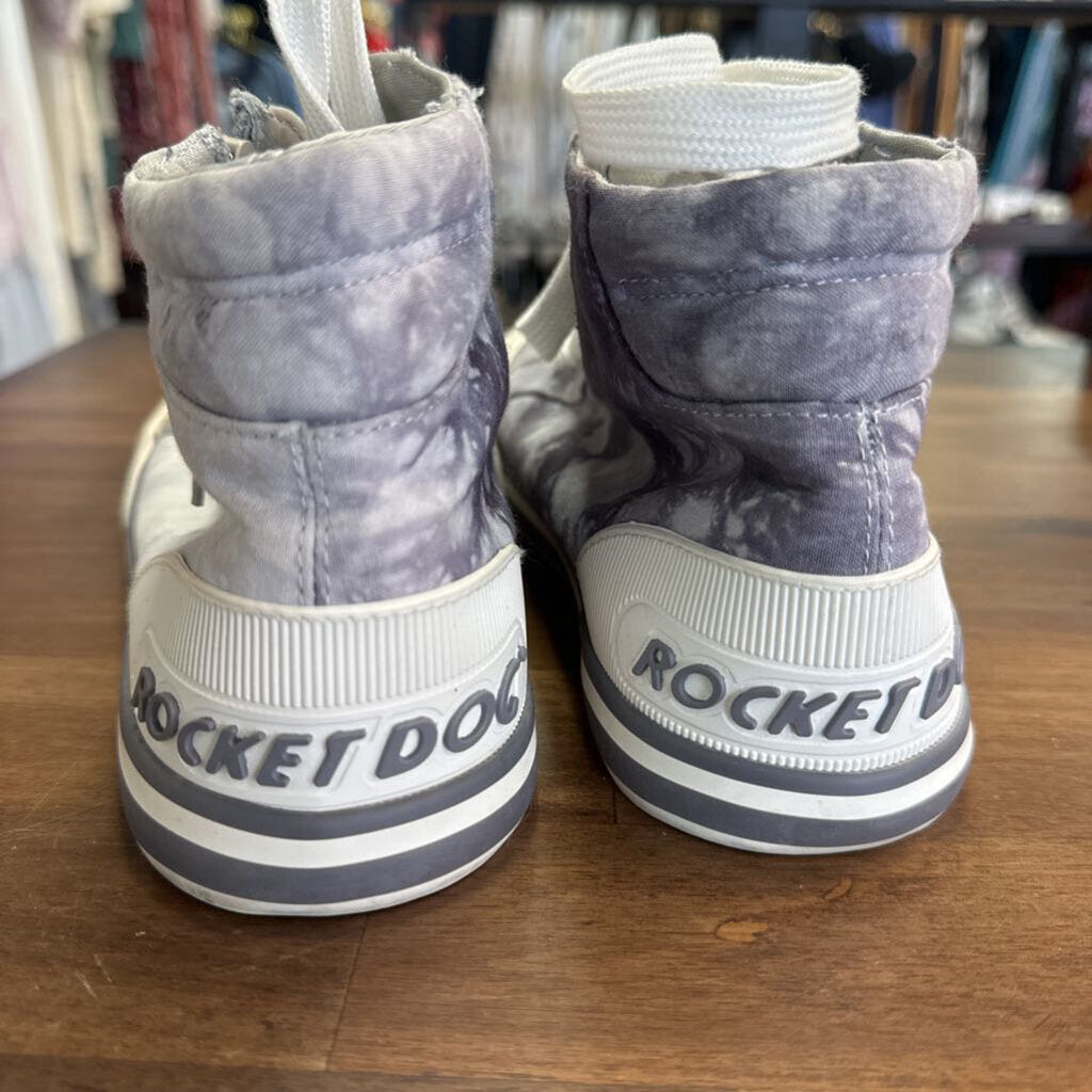 Rocket Dog Grey Tie Dye High Tops 8.0