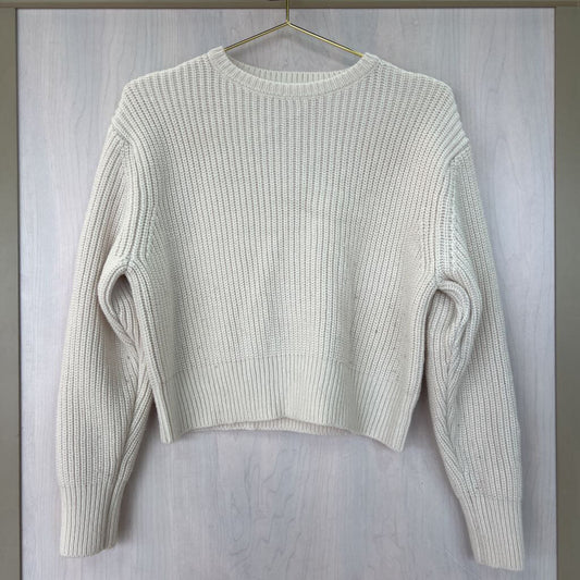 Zara Cropped Chunky Sweater Small