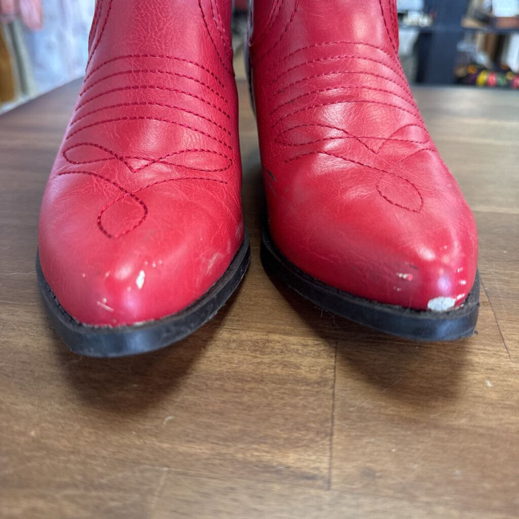 Soda Red Cowgirl Boots 5.5