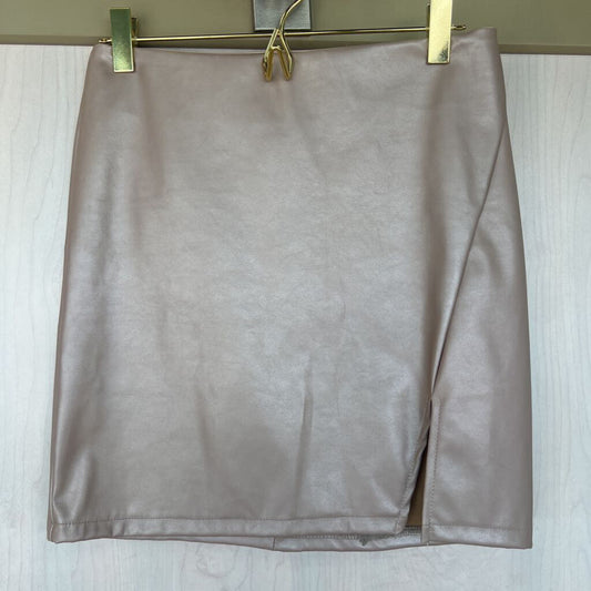 Windsor Metallic Nude Skirt Small