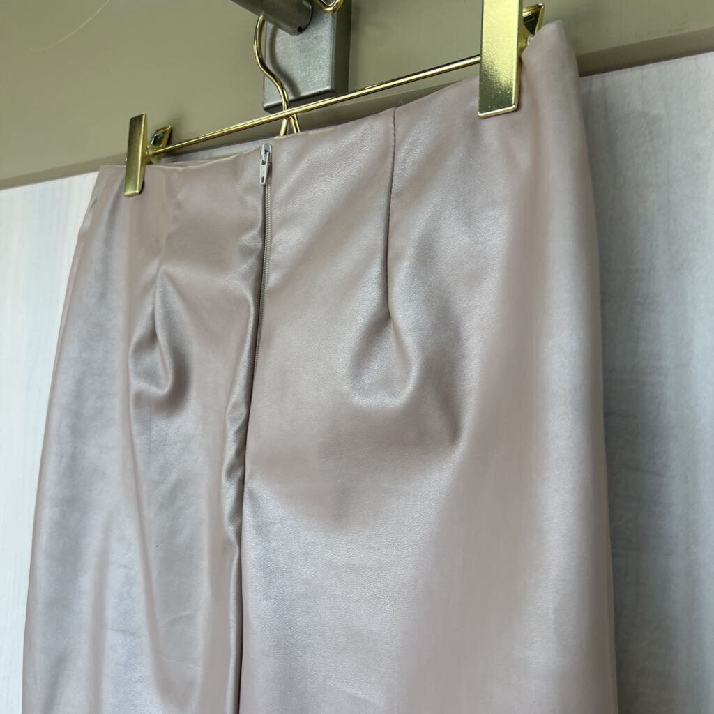 Windsor Metallic Nude Skirt Small