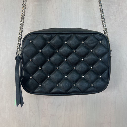 Rebecca Minkoff Black Quilted Studded Crossbody