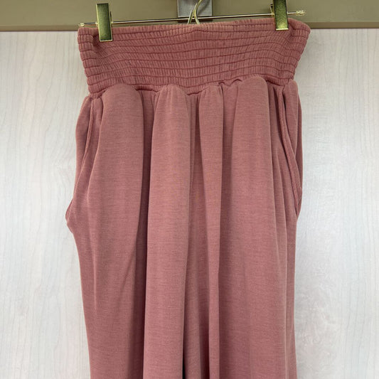 Free People Movement Rose Soft High Waisted Ruffle Ankle Pants Small