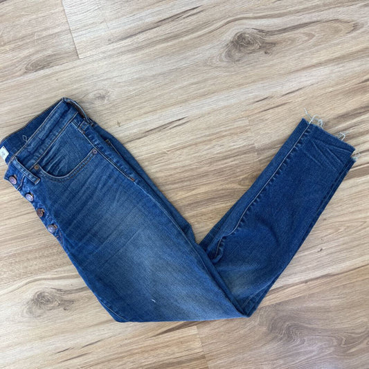Madewell Medium Wash High Rise Skinny Jeans 28