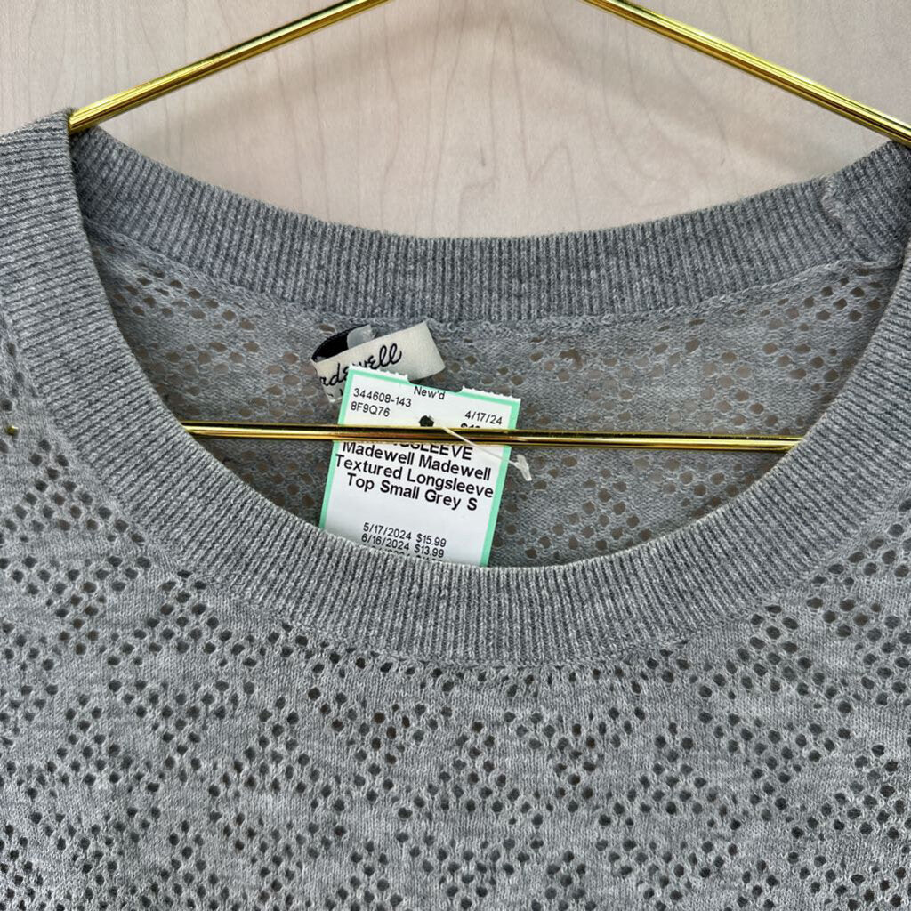 Madewell Textured Longsleeve Top Small