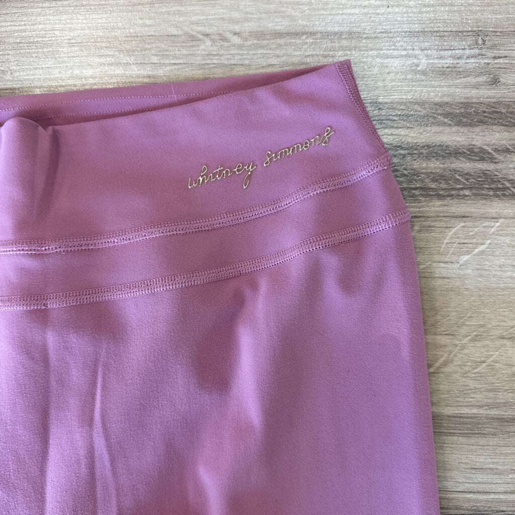 Gym Shark Whitney Simmons Dusty Rose Athletic Leggings Medium