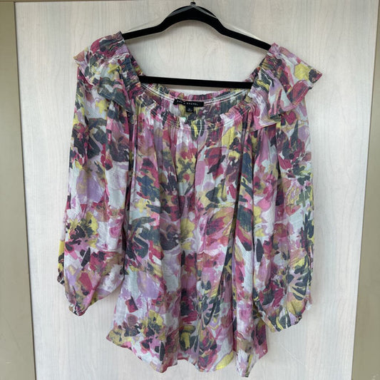 Zac & Rachel Floral Off The Shoulder Top Extra Large